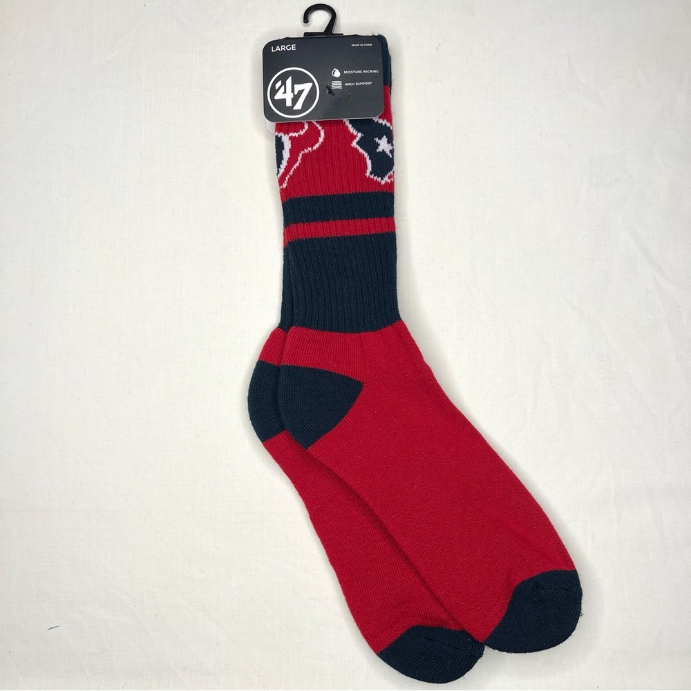 Houston Texans athletic crew socks